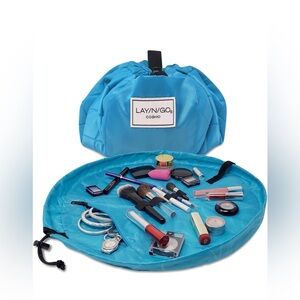 Lay/N/Go Cosmo Deluxe Washable Cosmetic Bag – Blue